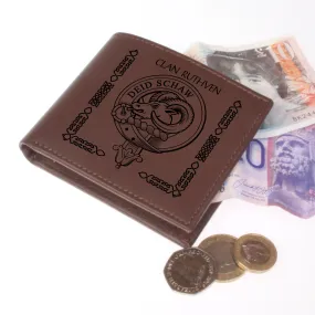 Ruthven Clan Crest Real Leather Wallet