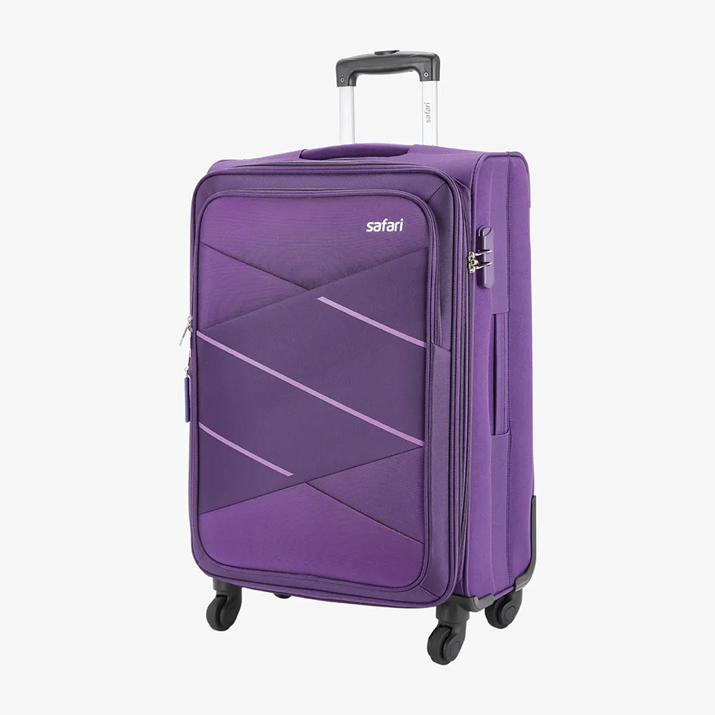 Safari Avenue Soft luggage with Anti-theft Zipper Suitcase