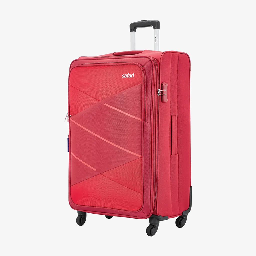 Safari Avenue Soft luggage with Anti-theft Zipper Suitcase