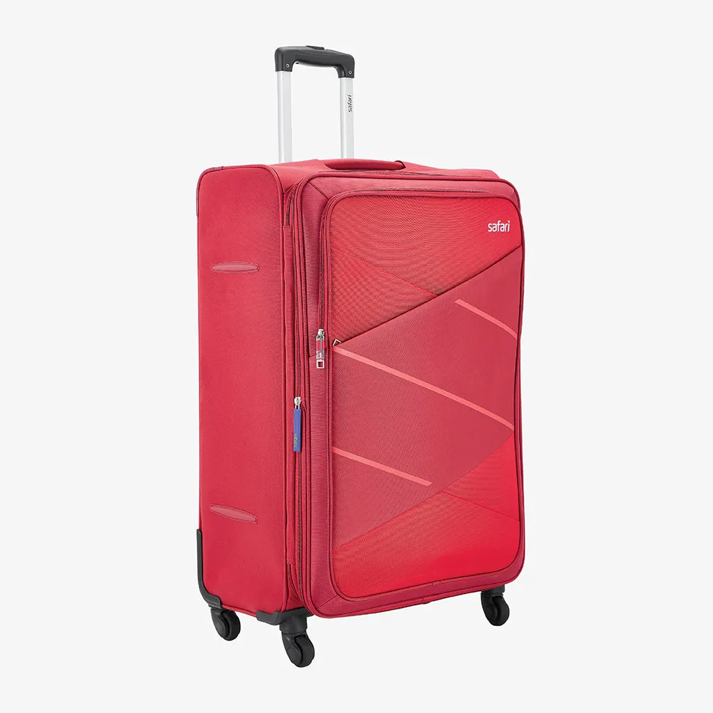 Safari Avenue Soft luggage with Anti-theft Zipper Suitcase