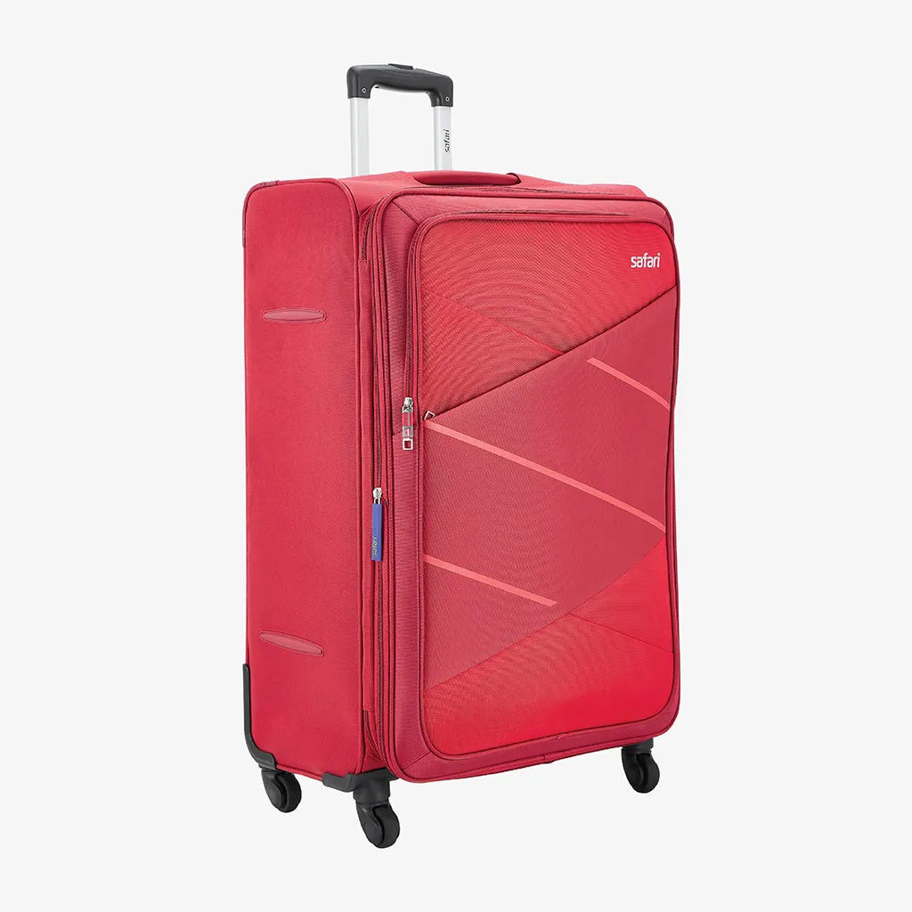Safari Avenue Soft luggage with Anti-theft Zipper Suitcase