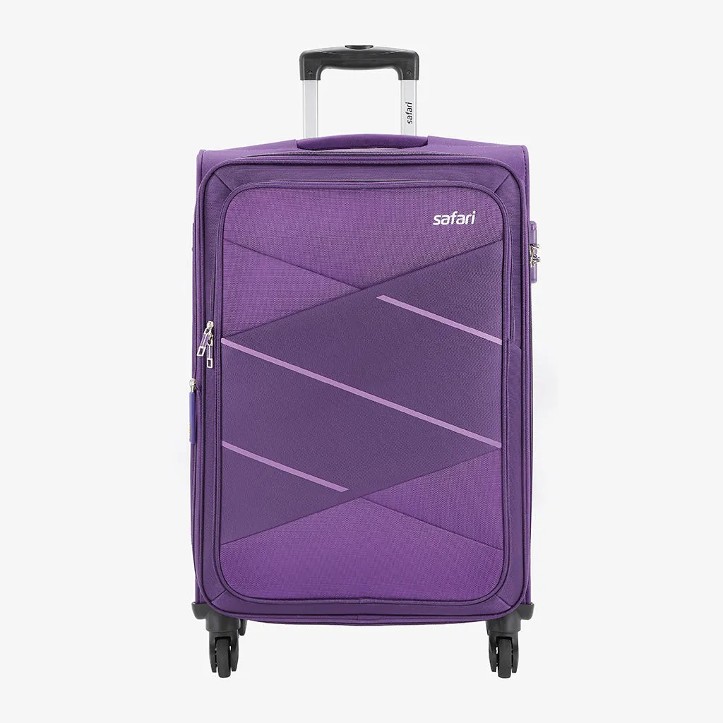 Safari Avenue Soft luggage with Anti-theft Zipper Suitcase