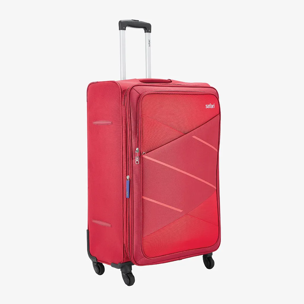 Safari Avenue Soft luggage with Anti-theft Zipper Suitcase