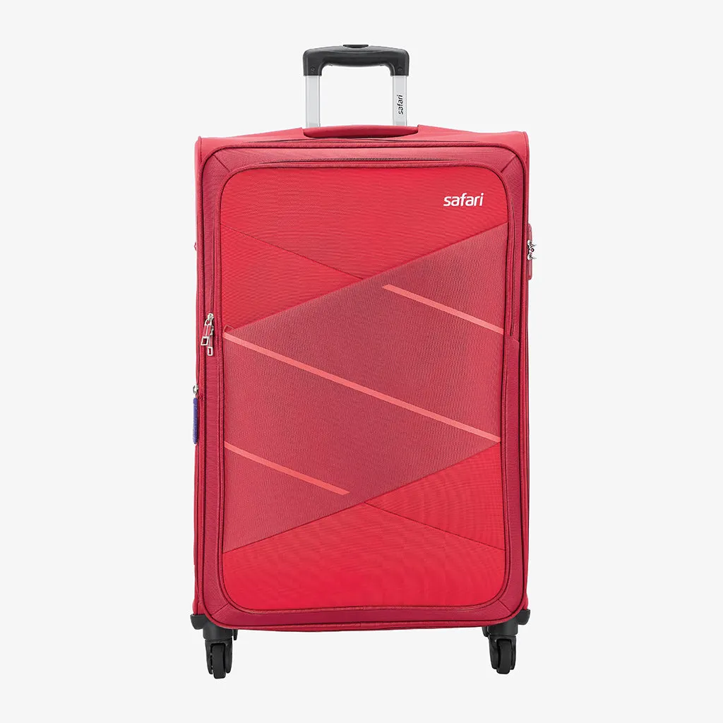 Safari Avenue Soft luggage with Anti-theft Zipper Suitcase