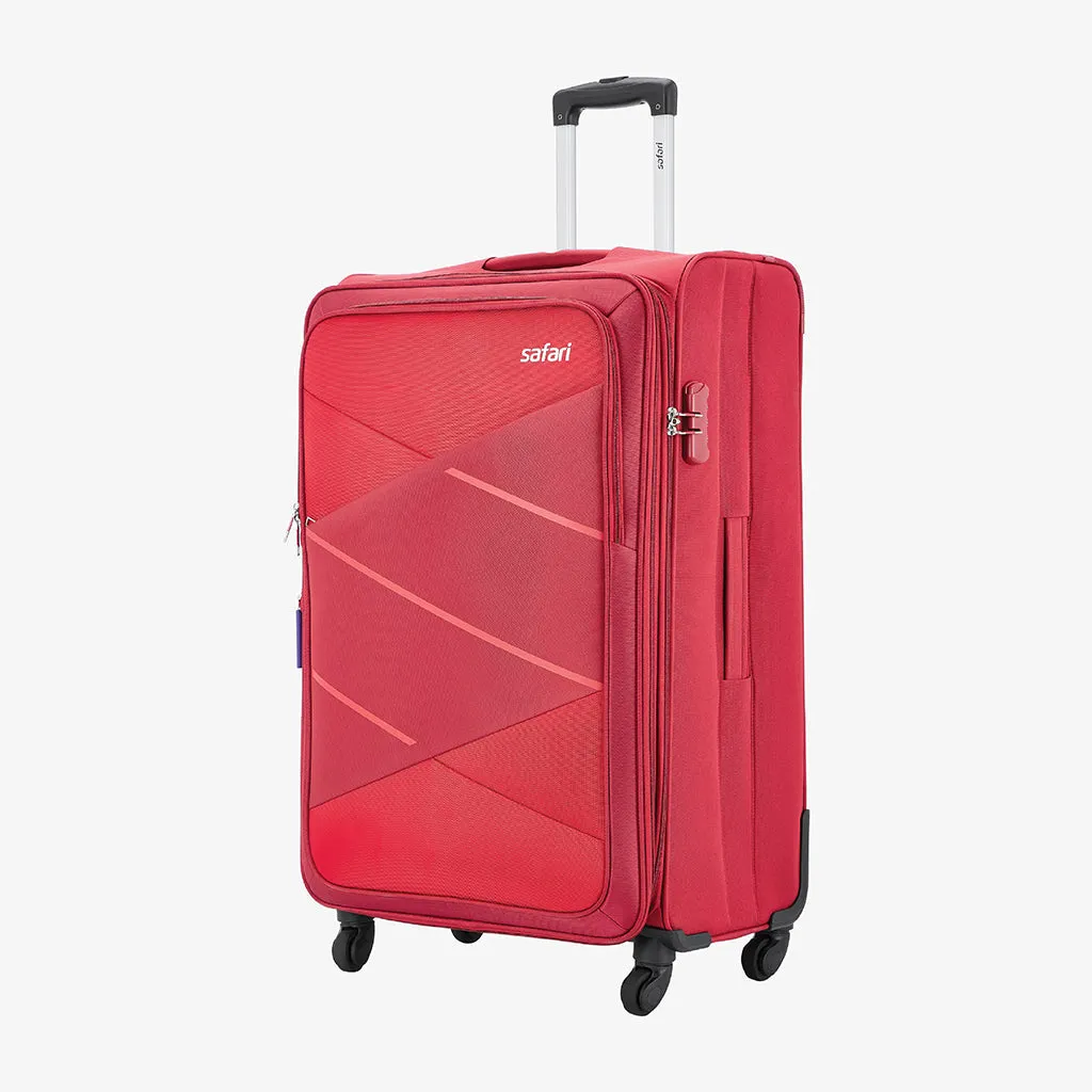 Safari Avenue Soft luggage with Anti-theft Zipper Suitcase