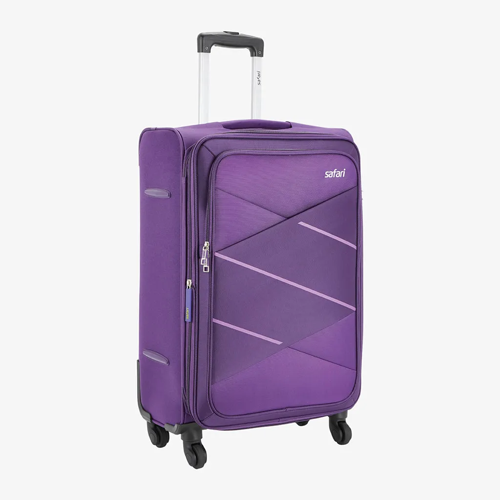 Safari Avenue Soft luggage with Anti-theft Zipper Suitcase