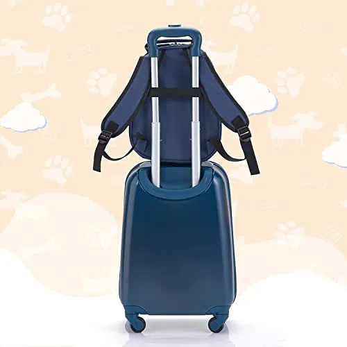 Sandinrayli 2 Pcs Kid Luggage Set, with Spinner Wheels