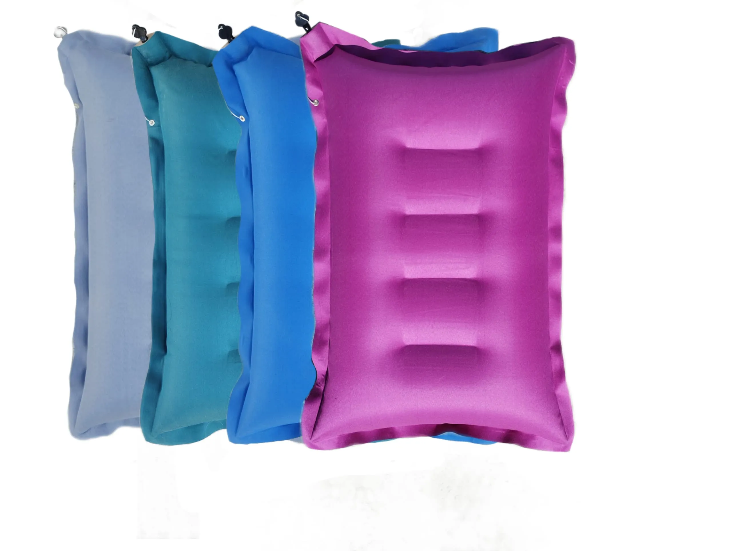 Shivam Mart Rubberized Double Color Soft Cotton Air Travel Pillow (Get Color As Per Available) (Pack of 1), Multicolor