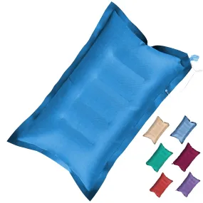 Shivam Mart Rubberized Double Color Soft Cotton Air Travel Pillow (Get Color As Per Available) (Pack of 1), Multicolor