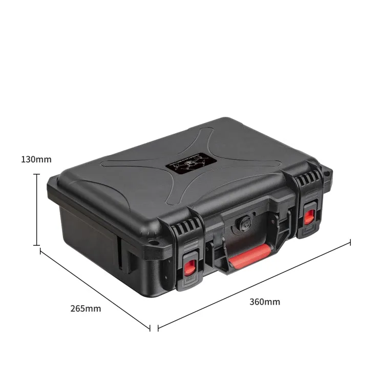 STARTRC ABS Waterproof Shockproof Suitcase Storage Box For DJI Mini 4 Series / Mini 3 Series / RC / RC-N1(Black)