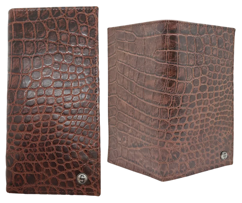 Stetson Croc Print Roper Wallet