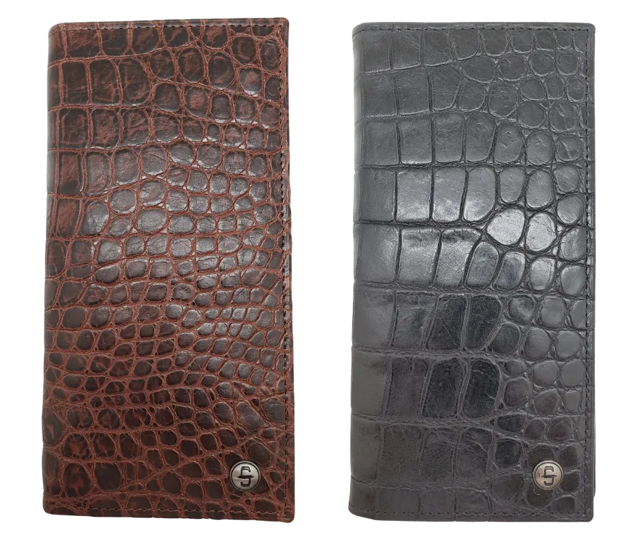 Stetson Croc Print Roper Wallet