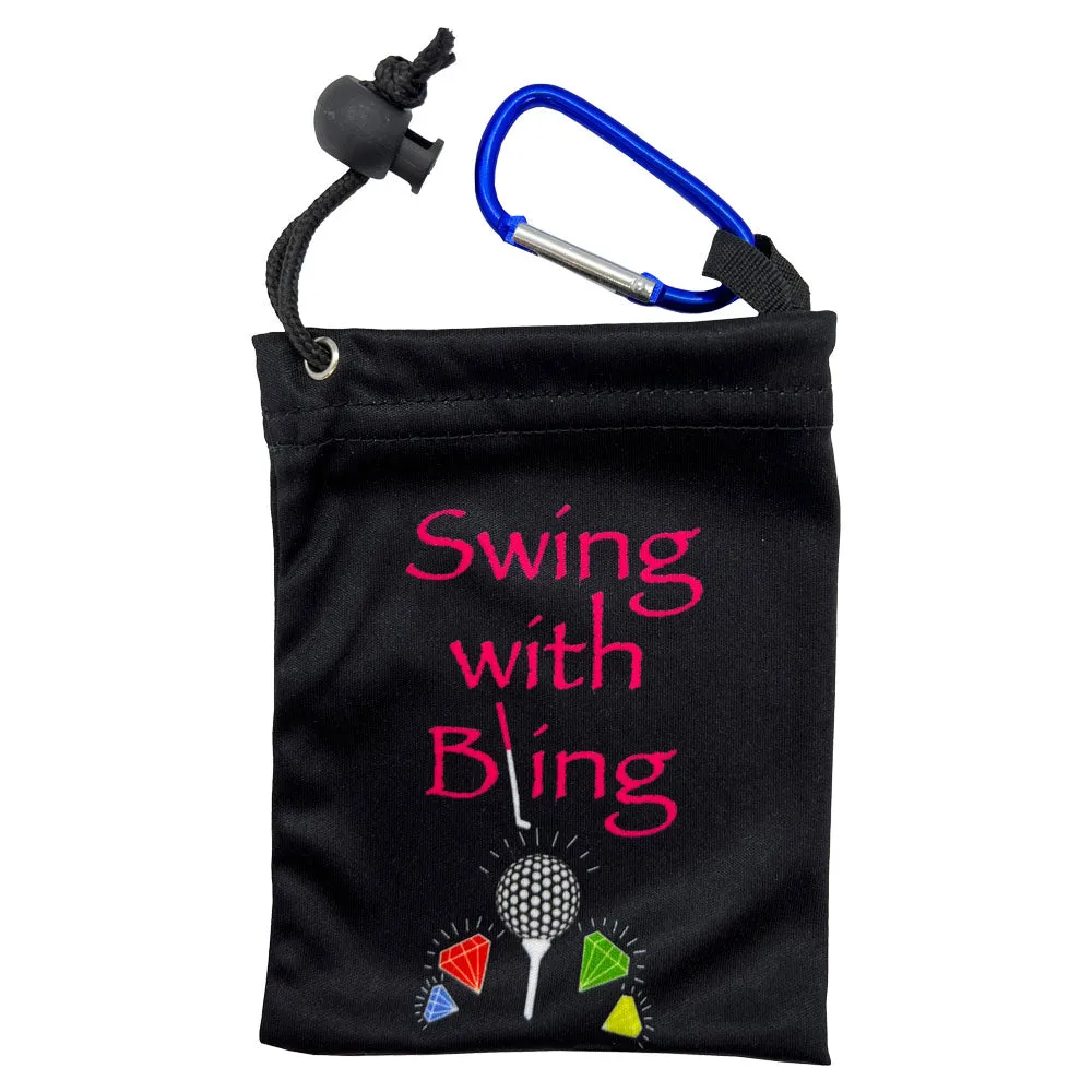 Swing With Bling Golf Tee Bag