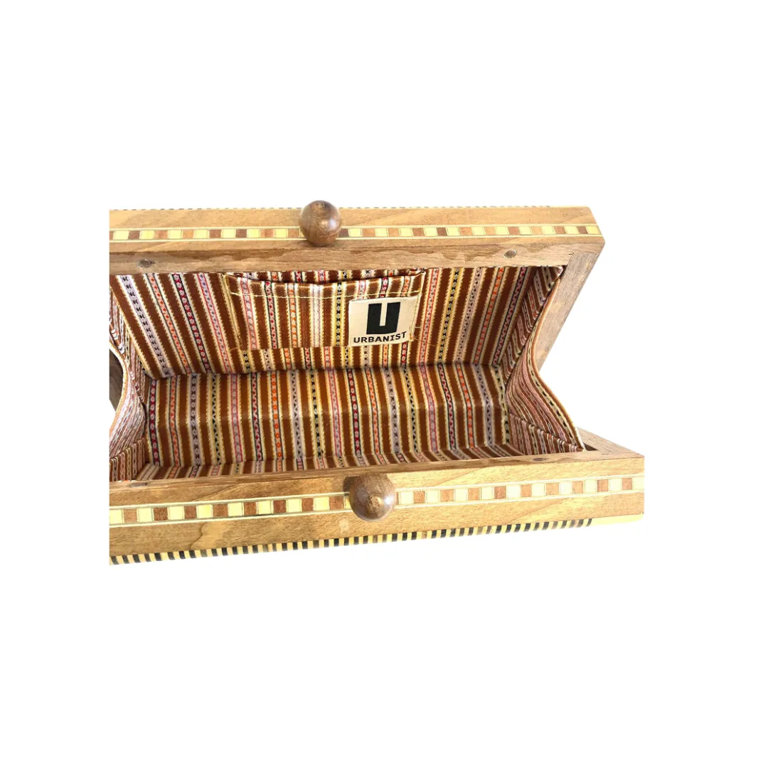 The Khan - Mosaic Mother of Pearl Clutch
