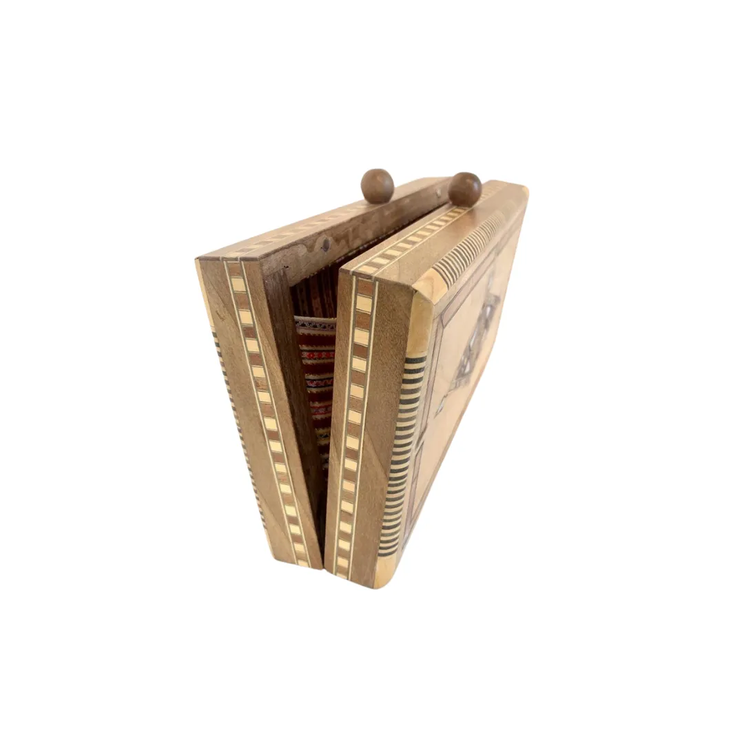 The Khan - Mosaic Mother of Pearl Clutch