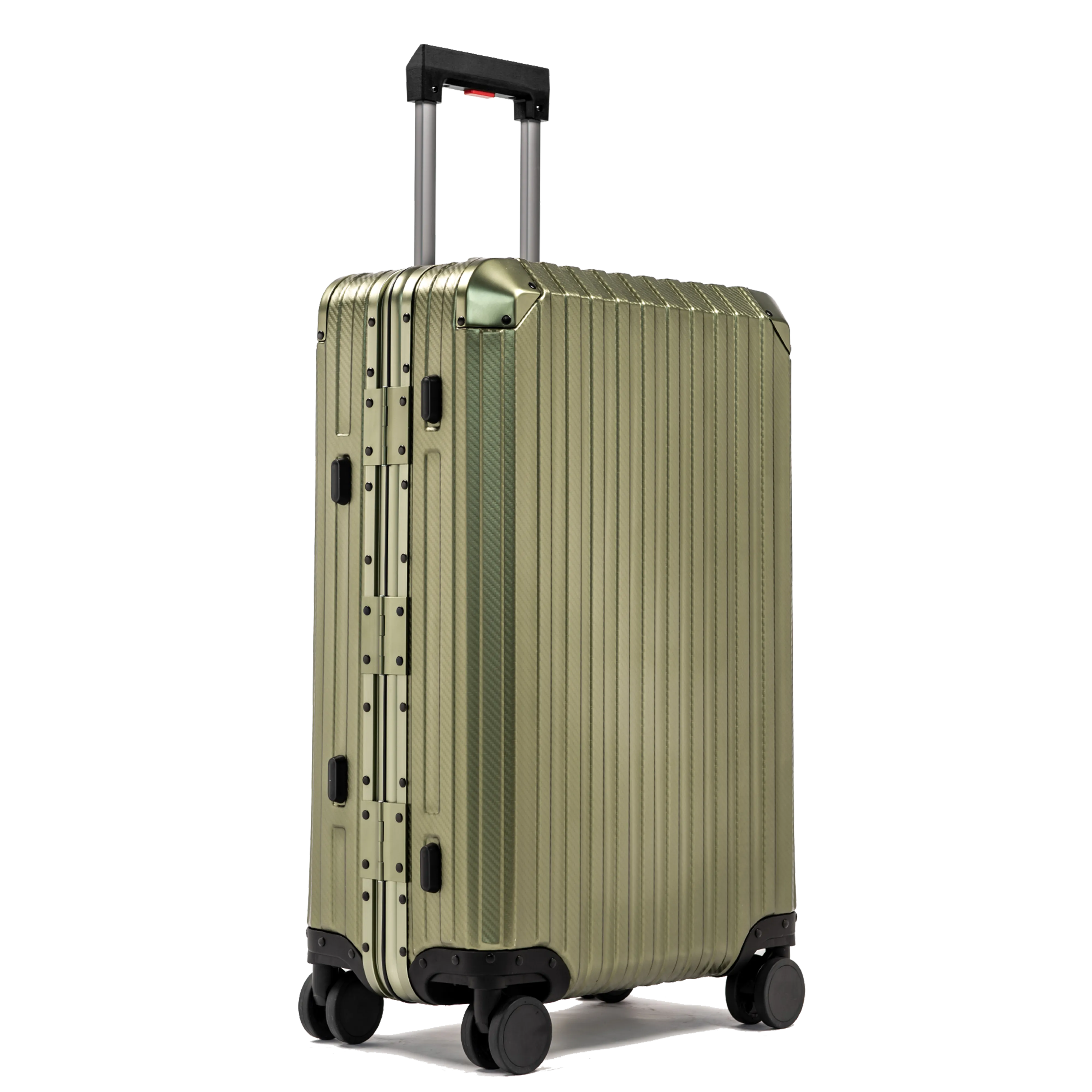 TREK Aluminum Suitcase Army Green