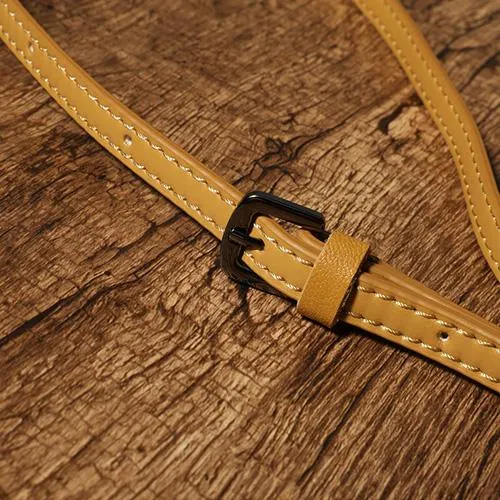 Womens Small Leather Bucket Clutch Bag